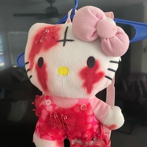 Hand custom hello kitty bag